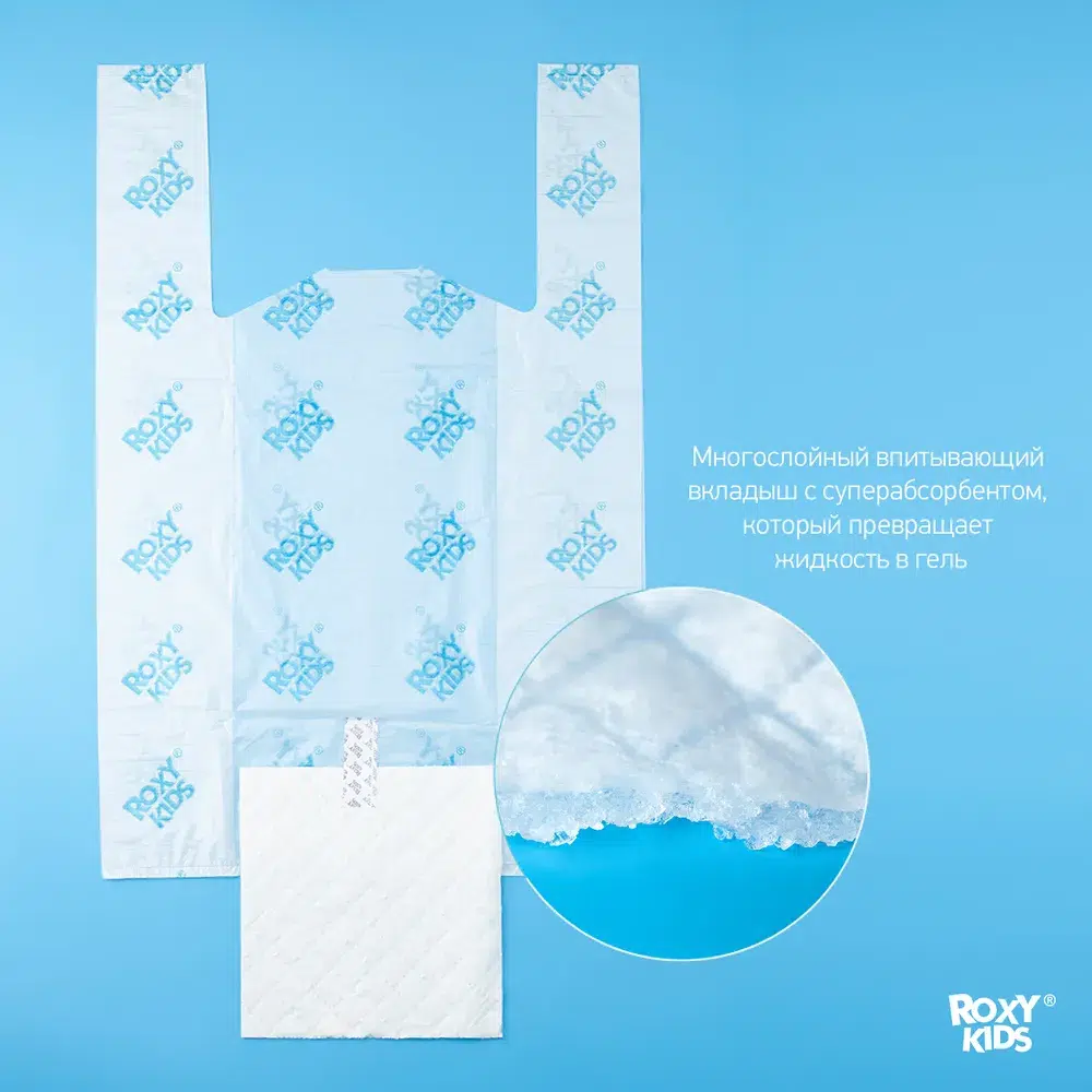 Пакеты одноразовые сменные для дорожных горшков Roxy Kids (15шт/уп) 3