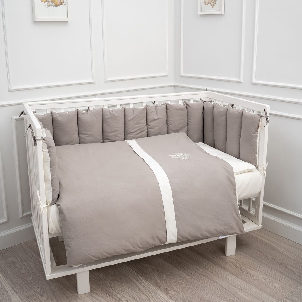 Комплект из 6 предметов Lappetti "Organic baby cotton" для прямоугольной кроватки 1