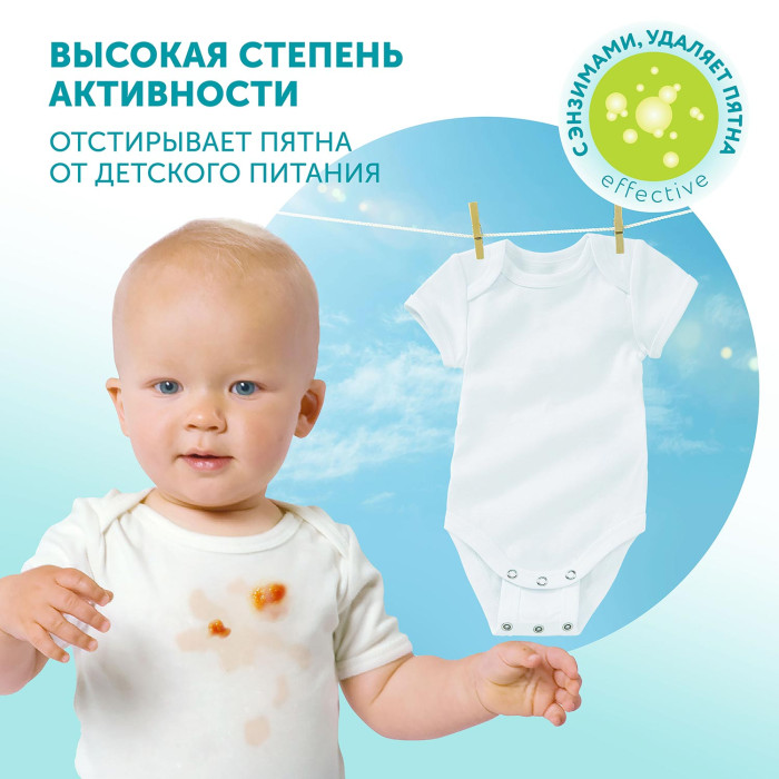 Гель-крем для стирки детского белья LOVULAR GIRAFFE 3л. 6