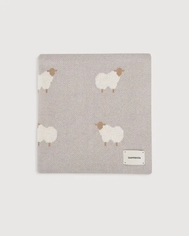 Плед детский Loomknits Animal Sheeps (80x120) 1