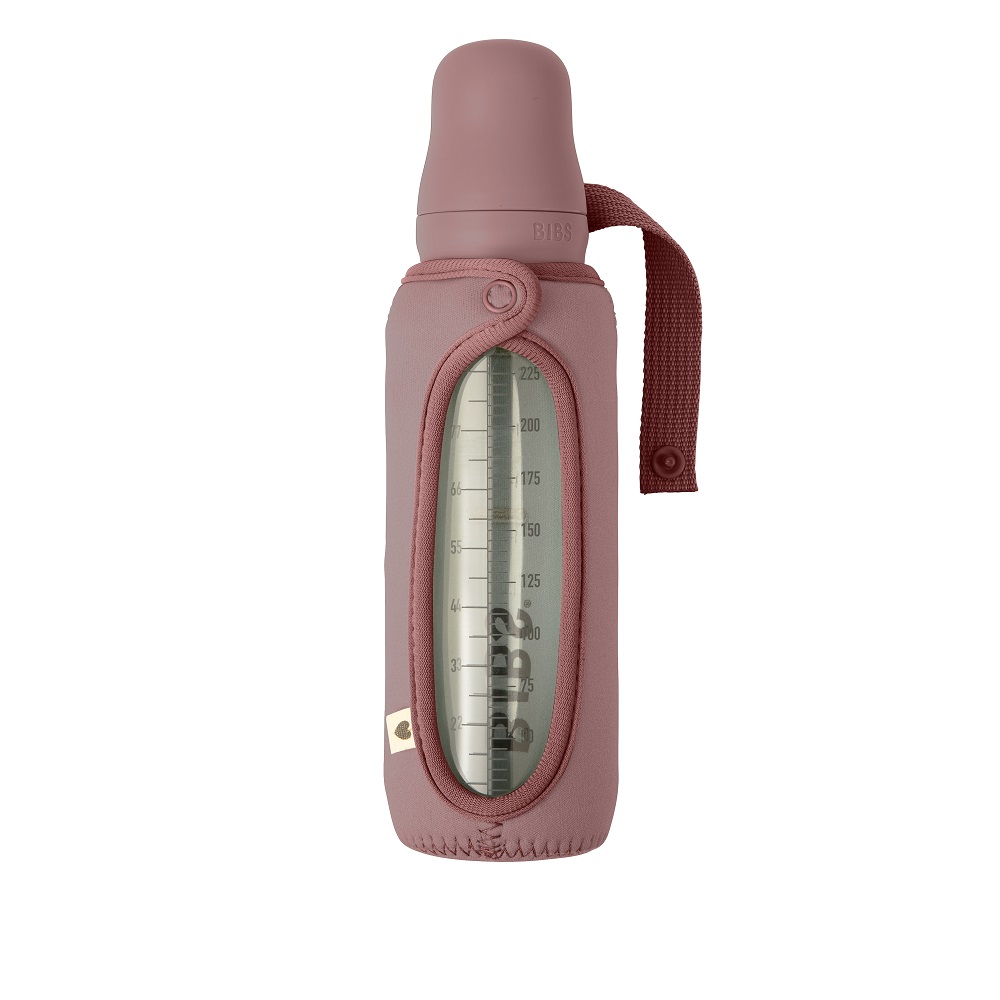9413247_BIBS_BottleSleeve_Large_Woodchuck_withBottle Чехол для бутылочки BIBS 225мл 2
