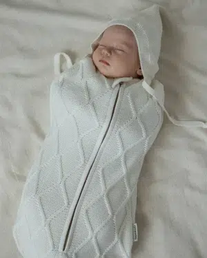 Кокон Loomknits детский Oliver Кремовый 4
