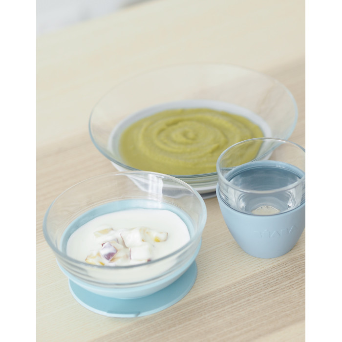 Набор стеклянной посуды для детей EUCALYPTUS COFFRET REPAS VERRE EUCALYPTUS 2