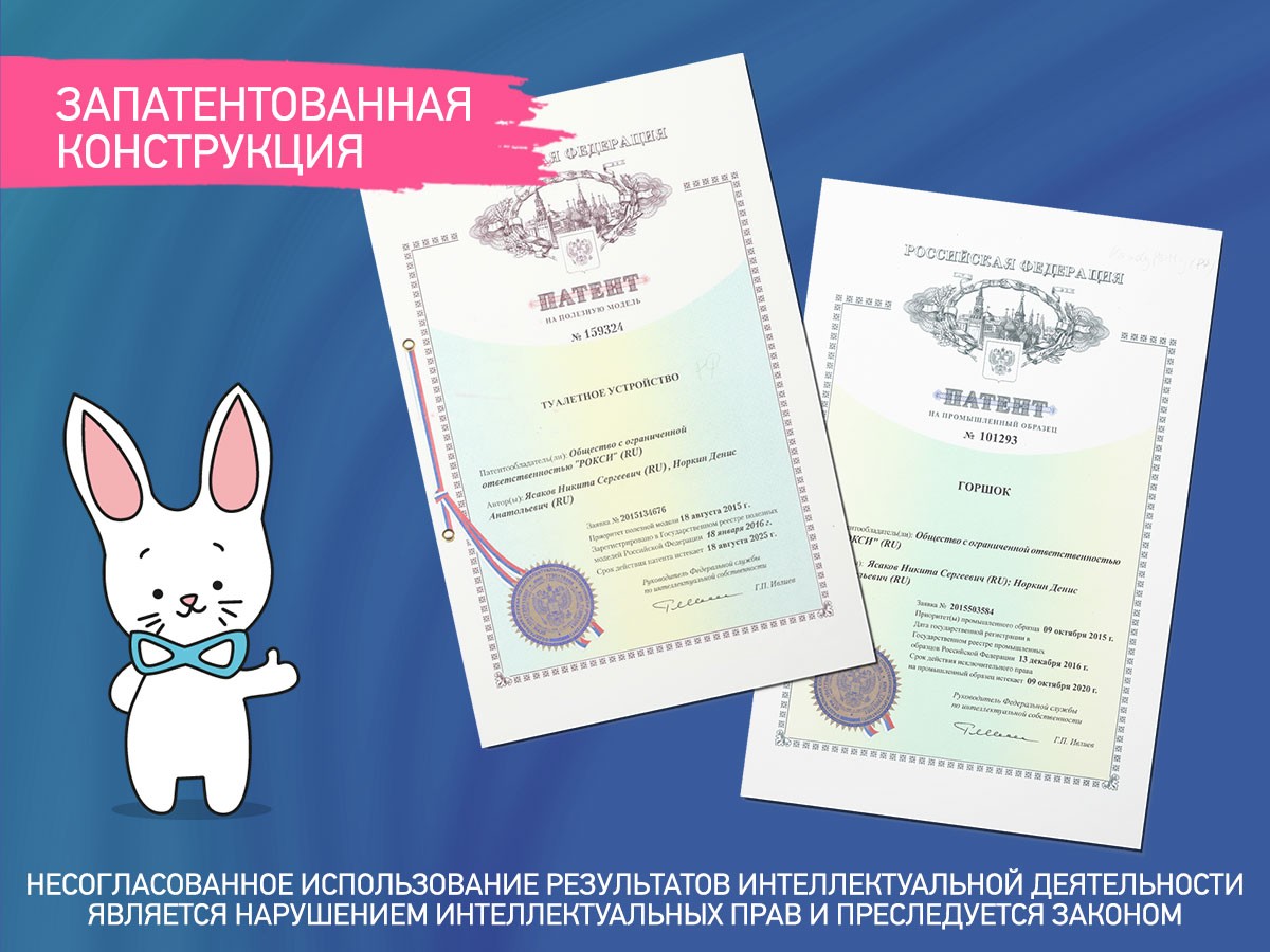 Горшок дорожный Roxy Kids HandyPotty в фирменной сумке 13