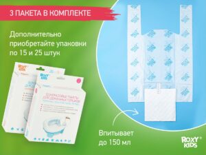 handypotty_3in1_double_graphite_fe188094a1 Горшок дорожный Roxy Kids HandyPotty 3в1 24