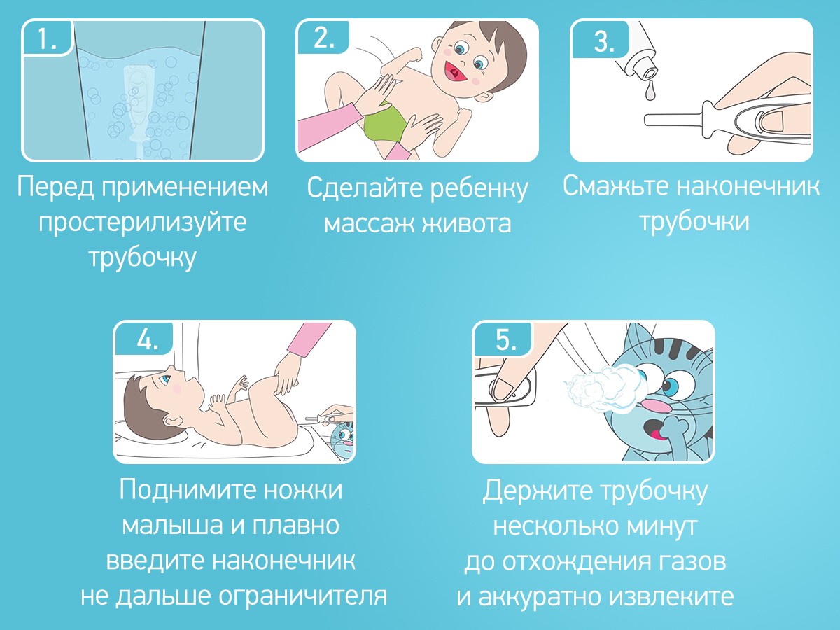 Трубка газоотводная для новорожденных Roxy Kids дуги 3