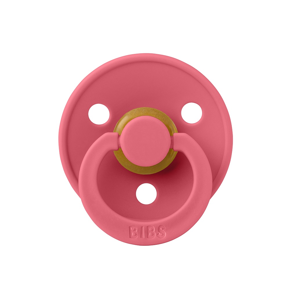 Пустышка латексная BIBS Colour 6+ мес 1