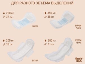postpartum_pads_extra_32_9dbe0be7fd Прокладки Roxy Kids послеродовые EXTRA с бортиками и крылышками 32см, 10шт. 20