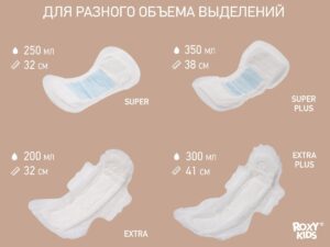 postpartum_pads_extra_41_09b681300d Прокладки Roxy Kids послеродовые EXTRA PLUS с бортиками и крылышками 41см, 10шт. 18