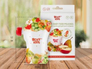 reusable_baby_food_pouches_557d494434 Пакеты Roxy Kids для хранения фруктового пюре 5 шт., с ложечкой 12