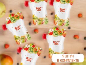 reusable_baby_food_pouches_6f69aca0b5 Пакеты Roxy Kids для хранения фруктового пюре 5 шт., с ложечкой 14