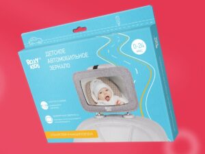 rmi-00306_58f87a0abe Зеркало Roxy Kids для контроля за ребенком в авто (текстильная рама) 14