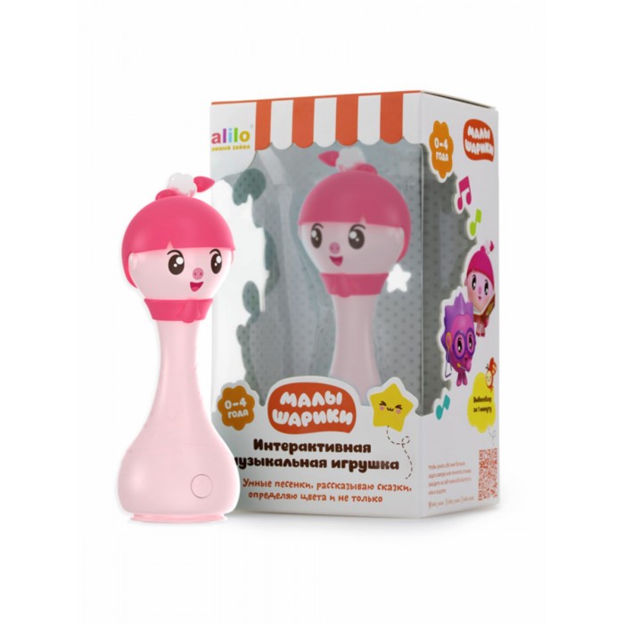 1054955 Игрушка интерактивная музыкальная alilo Малышарики. Модель Нюшенька R1. 1