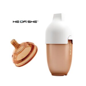 Бутылочка для кормления силиконовая HEORSHE, 240 мл, от 6 мес. 7 бутылочка для кормления HEORSHE белая