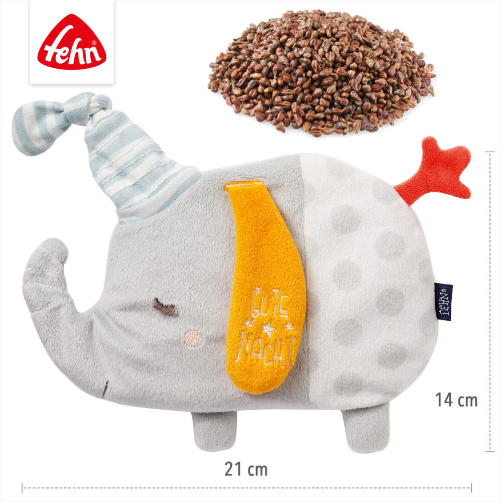 Игрушка-грелка FEHN с виноградными косточками, светящаяся в темноте 5