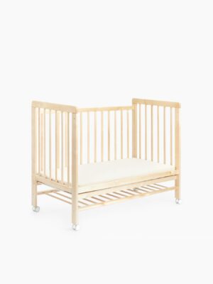 95046_natural_20 Кроватка детская Happy Baby MIRRA LIGHT c матрасом и простынёй 34