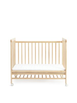 95046_natural_4 Кроватка детская Happy Baby MIRRA LIGHT c матрасом и простынёй 24