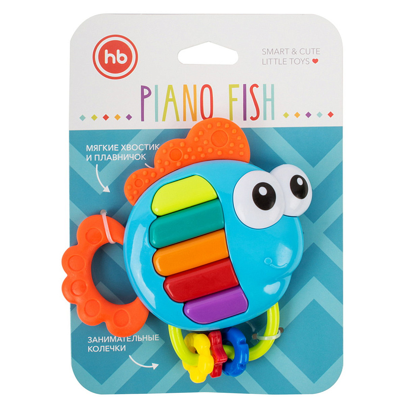 Игрушка музыкальная Happy Baby PIANO FISH 2