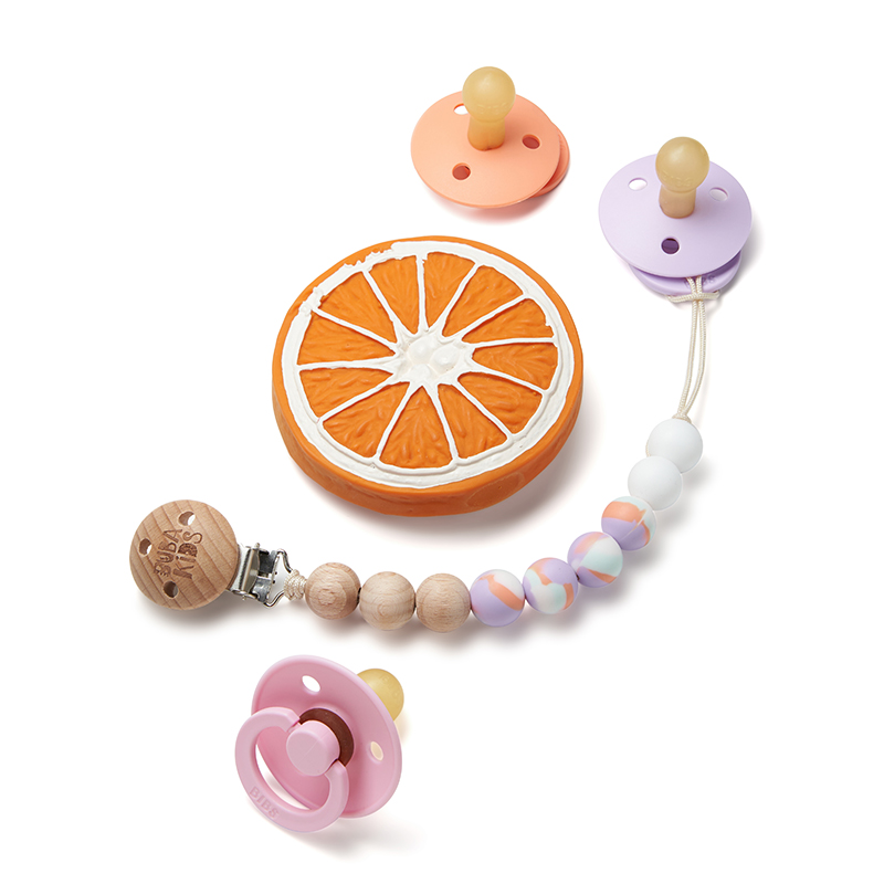 Держатель для пустышки BIBS силиконовый Candy 3