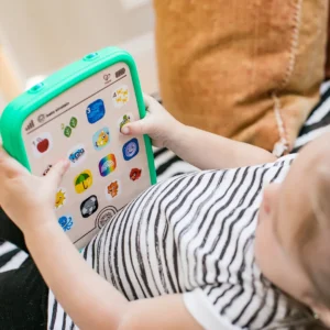 Игрушка музыкальная Hape развивающая, сенсорная "Планшет" 15