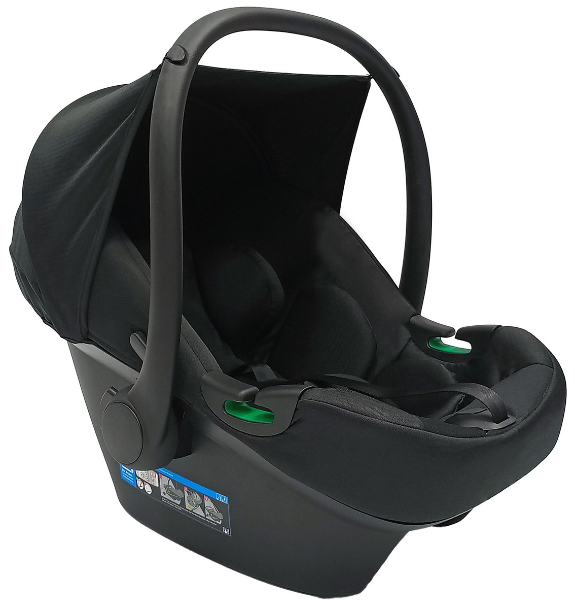 Автокресло группы 0+ Sweet Baby Elegante Stella Black (с адаптером) 1