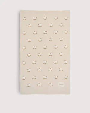 LW235002_2 Плед детский Loomknits Топленое молоко (80x120) лошадки 6