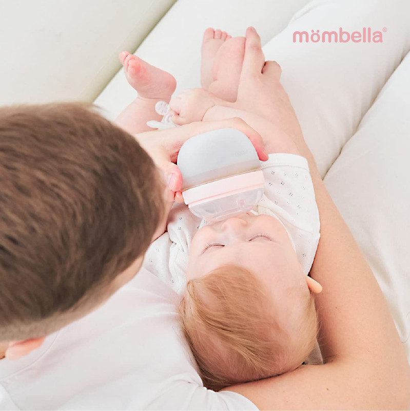 Бутылочка антиколиковая Mombella 120мл. силиконовая 4