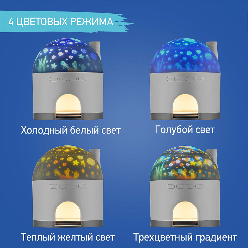 Ночник-проектор Снежный домик Roxy Kids 37