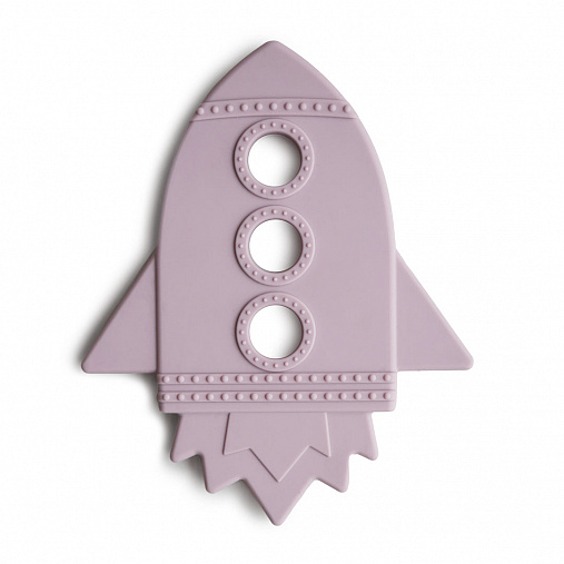 Прорезыватель силиконовый BIBS Rocket Lilac 1