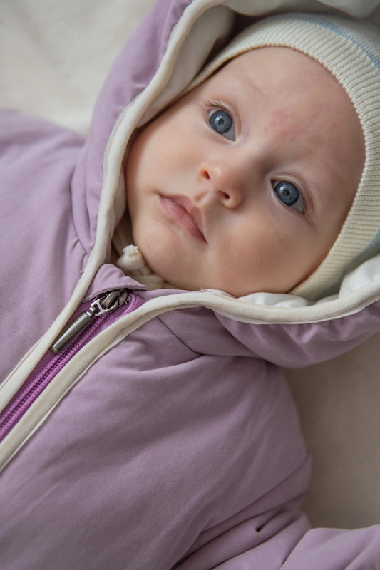 3 (1) Комбинезон детский Loomknits Лиловый 7