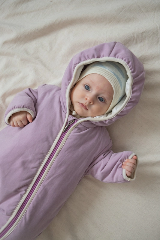 4 (2) Комбинезон детский Loomknits Лиловый 8