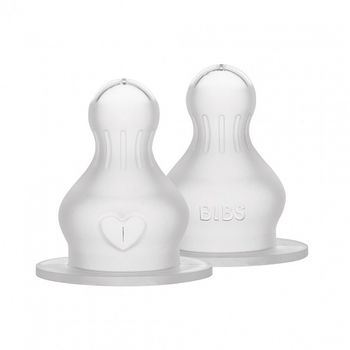 Соска для бутылочки BIBS, 2 шт-средний поток 1