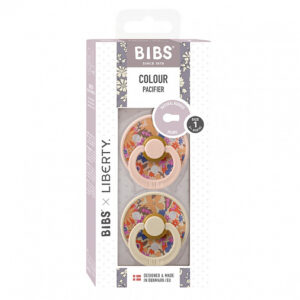 11021101_BIBSxLIBERTY_COLOUR_PACK_Rnd_Latex_S1_JuneBlossom_BlushMix_3 Набор пустышек латексных BIBS Liberty Colour, 2 шт. - Blossom, 0+ мес 4