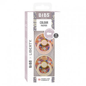 12021101_BIBSxLIBERTY_COLOUR_PACK_Rnd_Latex_S2_JuneBlossom_BlushMix_3 Набор пустышек латексных BIBS Liberty Colour, 2 шт. - Blossom , 6+ мес. 4
