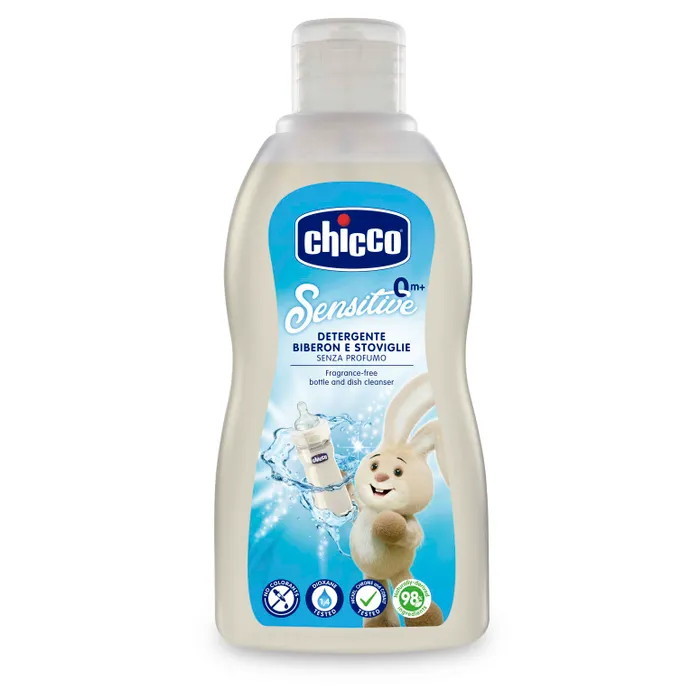 Средство для мытья детской посуды, пустышек Chicco 300мл 1