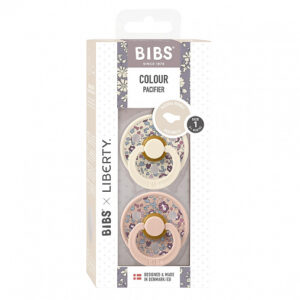 211111102_BIBSxLIBERTY_COLOUR_PACK_Ana_Latex_S1_Eloise_BlushMix_3 Набор пустышек латексных BIBS Liberty Colour Anatomical, 2 шт. - Eloise, 6+ мес. 4