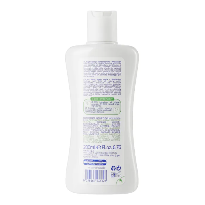 Пена для ванны без слез Chicco PROTECTION 200 мл 3