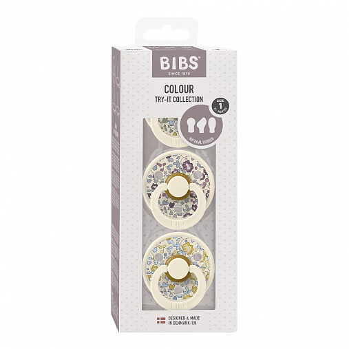 5ef624fa-878c-4bc1-a822-e1ac360ac90d_imageid Набор пустышек латексных BIBS Liberty Try-it Colour, 3 шт. - Eloise, 0+ мес. 3