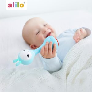 Игрушка музыкальная Умный зайка Alilo R1 Синий трактор 22