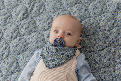 BIBS_SS23_Liberty_Model_28 Набор пустышек латексных BIBS Liberty Colour Symm, 2 шт. - Chamomile Lawn, 0+ мес. 2