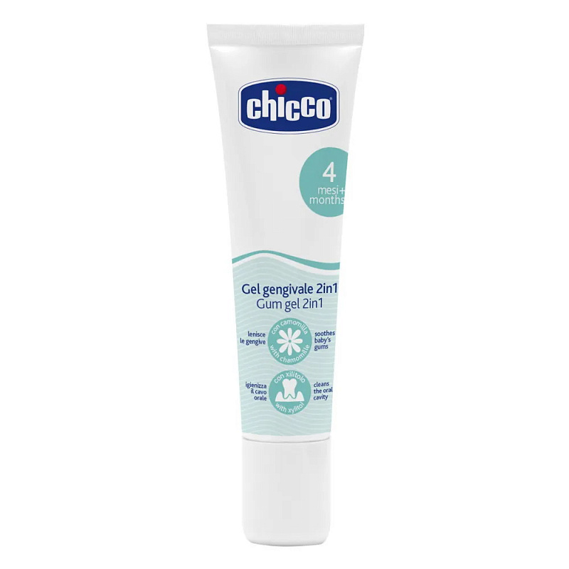 g1gc43zmnutr6mzhkbrrngurrfheaaa0 Гель для десен при прорезывании зубов 2 в 1 Chicco, 4 мес+, 30 мл 1