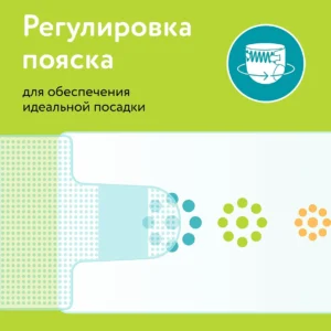 Трусики-подгузники детские LOVULAR ВИТАМИНКА M 6-11 кг, 54 шт/уп 16