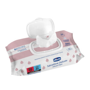 Салфетки влажные очищающие Chicco ( без отдушки) с клапаном, 72 шт. 4