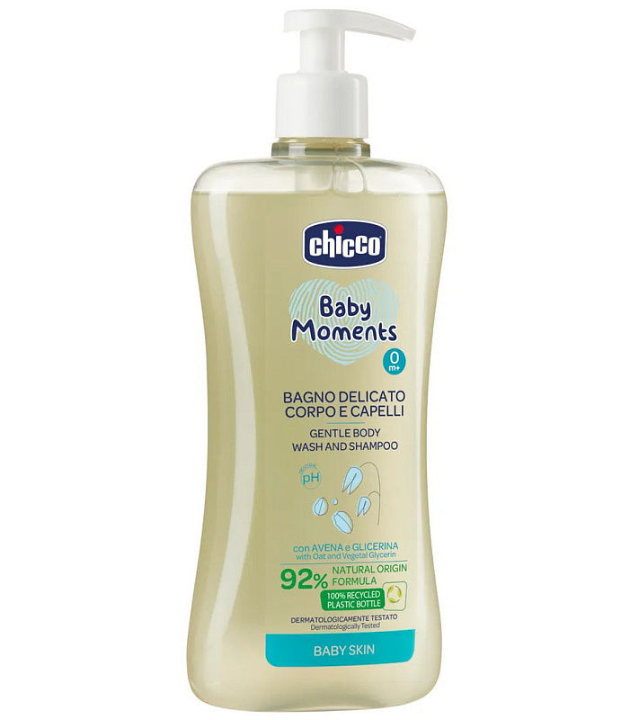 isrowmuzr7r1h2ax4qr7p282dzo4x14k Пена нежная для тела и волос Chicco Baby Moments 500 мл 3