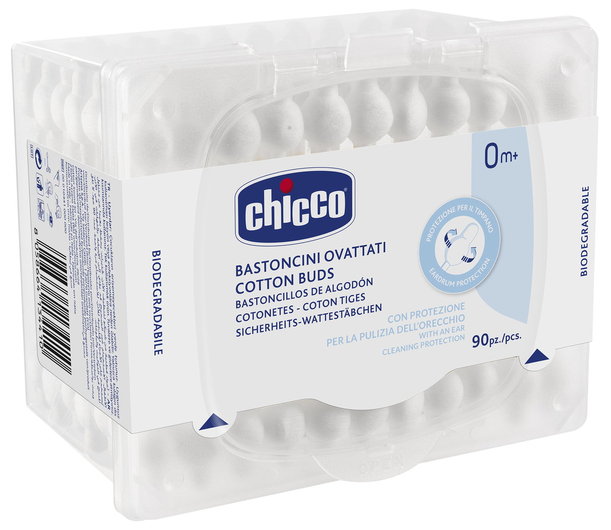 n14ozrm87dmzw5bqjomkkndi9j6gb7m3 Палочки ватные с ограничителем Chicco, 90 шт. 1
