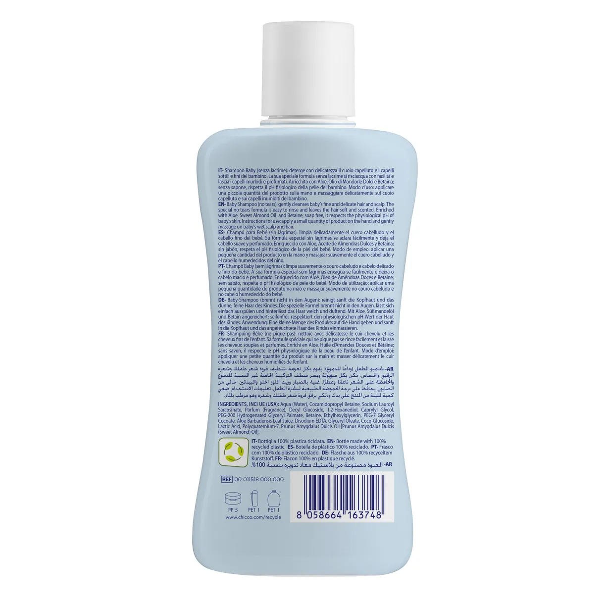 Шампунь Chicco Natural Sensation 200 мл 2