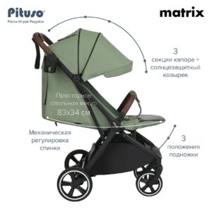Коляска прогулочная Pituso Matrix 36