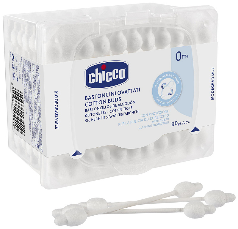 v6h0jtjnr1ex4cm0qhdp4f62tk4pkj11 Палочки ватные с ограничителем Chicco, 90 шт. 2