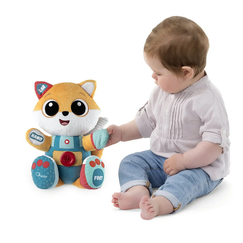 Игрушка мягкая Chicco "Говорящая лисичка" 7