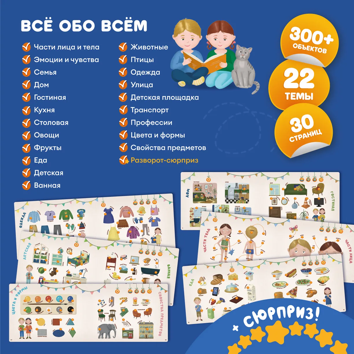 Книга интерактивная Abumba Fingerbook "Всё обо всём" 7